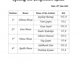 Spell Bee Competition 26-27