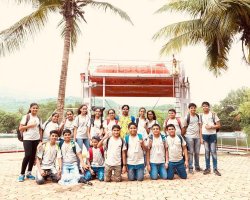 Std VII Field trip :Marine naval academy,Karjat.