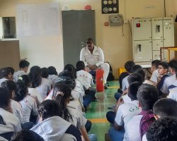 Std 9 Visit to Anglo Eastern Maritime Academy at Karjat