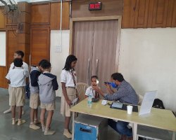 Medical Checkup for students at GSIS